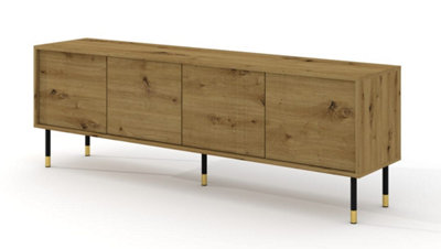 Arte Modern Sherwood Tv Cabinet In Oak Artisan W1800mm X H600mm X D400mm from B&Q