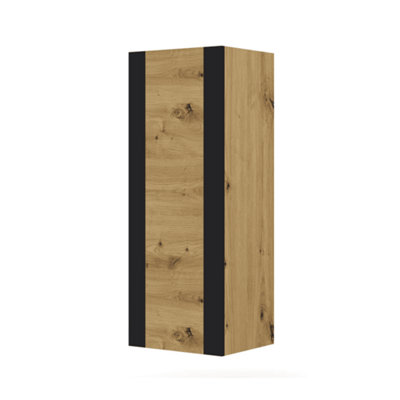 Arte Mondi B Wall Hung Cabinet In Oak Artisan W480mm X H1250mm X D400mm from B&Q