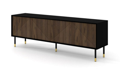 Arte Woody Iv Tv Cabinet In Oak Catania W1800mm X H600mm X D400mm from B&Q