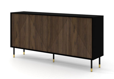 Arte Woody Iv Sideboard Cabinet In Oak Catania W1800mm X H890mm X D400mm from B&Q