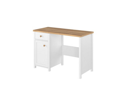 Arte Versatile Children's Desk With Drawer And Cabinet (H)760Mm (W)1100Mm (D)520Mm - Functional Children's Furniture White