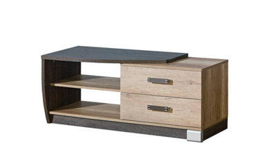 Arte Romero R3 Tv Cabinet LeftSleek Design In Oak CanyonH505mm W1200mm D460mm from B&Q