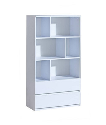 Arte Arca Ar4 BookcaseSleek And Modern StorageH1507mm W801mm D400mm In Arctic White from B&Q