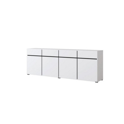 Arte Kross 25 Sideboard Cabinet In WhiteW2250mm H780mm D400mm Sleek And Spacious from B&Q