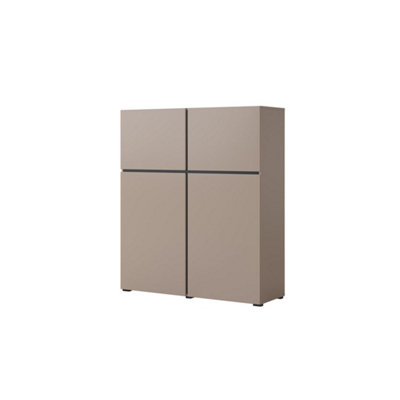 Arte Kross 76 Highboard Cabinet In CongoW1190mm H1390mm D400mmSleek And Functional from B&Q