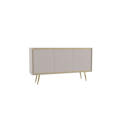 Arte Elevate Your Living Space With The Elegant Tori 1 Sideboard Cabinet (1500mm X 800mm X 400mm) In Luxurious Cashmere from B&Q