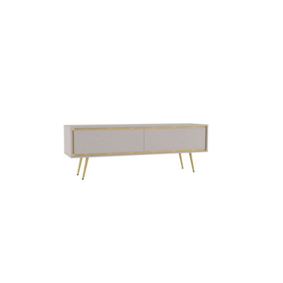 Arte Elevate Your Entertainment Space With The Sleek Tori Tr-02 Tv Cabinet (1500mm X 500mm X 400mm) In Sophisticated Cashmere from B&Q