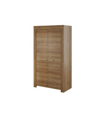 Arte  Elegant Sky Hinged Wardrobe H1970mm W1100mm D540mm In Riviera OakSpacious Storage Solution from B&Q