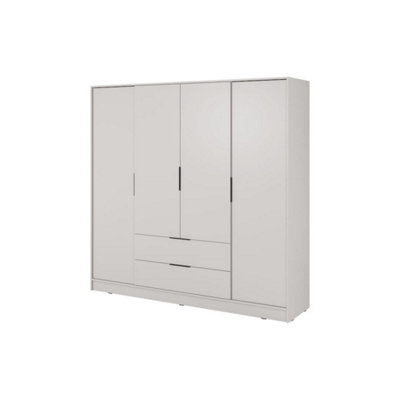 Arte Luxurious Cashmere Kelly Wardrobe: 206Cm Of Elegant Storage For Modern Bedrooms from B&Q