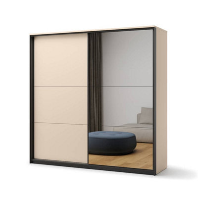 Arte Elegant Enna 1 Sliding Door Wardrobe 2200mm X 2210mm X 680mmLuxurious Storage Solution from B&Q