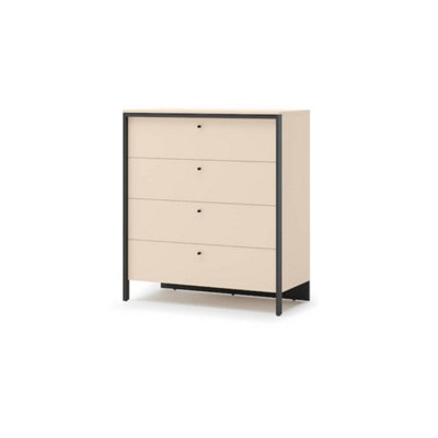 Arte Sophisticated Enna 3 Chest Of Drawers 1010mm X 1150mm X 490mmChic Storage Solution from B&Q