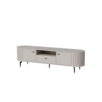 Arte Elegant Cashmere Zante 5 Tv Cabinet 1800mm X 490mm X 400mmWarm Entertainment Solution from B&Q