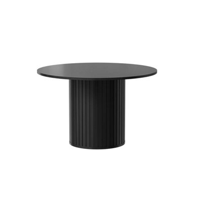 Arte Sophisticated Black Zante Za8 Dining Table 1200mm X 750mm X 1200mmModern Dining Solution from B&Q