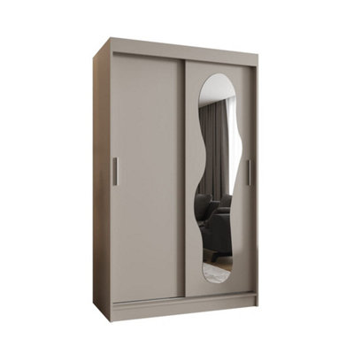 Arte Luxurious Cashmere Ultra Sliding Door Wardrobe 1200mm X 2000mm X 620mmRefined Storage Solution from B&Q