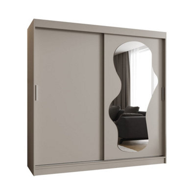 Arte Luxurious Cashmere Ultra Sliding Door Wardrobe 2000mm X 2000mm X 620mmRefined Storage Solution from B&Q