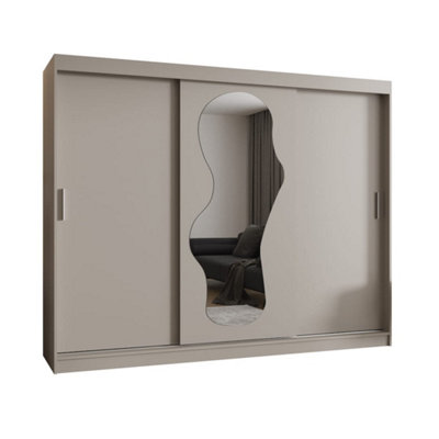 Arte Luxurious Cashmere Ultra Sliding Door Wardrobe 2500mm X 2000mm X 620mmRefined Storage Solution from B&Q