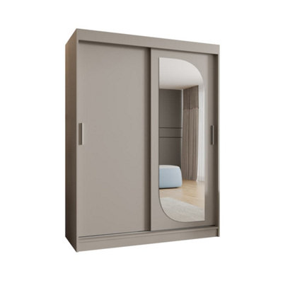 Arte Creamy Cashmere Lucy Sliding Door Wardrobe 1500mm X 2000mm X 620mmAn Elegant Storage Solution from B&Q