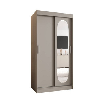 Arte Cashmere Royal Sliding Door Wardrobe 1000mm X 2000mm X 620mmAn Elegant Storage Sanctuary from B&Q