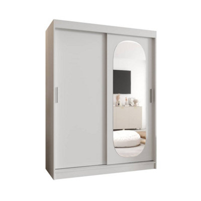 Arte Radiant White Royal Sliding Door Wardrobe 1500mm X 2000mm X 620mmA Bright And Sophisticated Storage Solution from B&Q