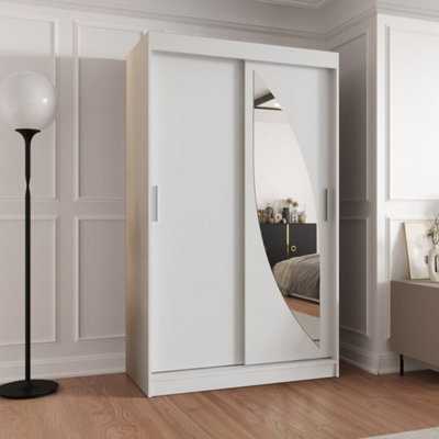 Arte White Sliding Wardrobe W120Cm X H200Cm X D62CmLight-Enhancing Practicality from B&Q