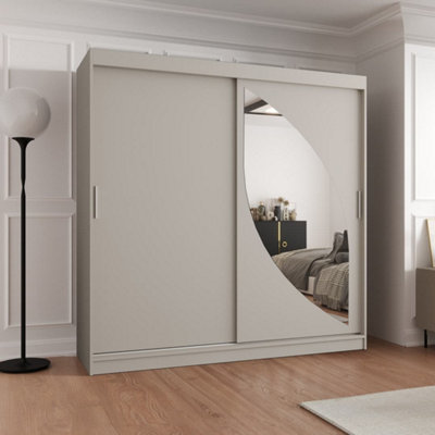 Arte Cashmere Wardrobe W200Cm X H200Cm X D62CmSereneSpacious Storage Solution from B&Q