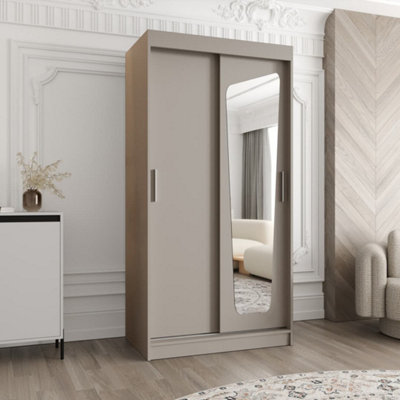 Arte Cashmere Wardrobe W100Cm X H200Cm X D62CmAffordable Calm For Small Spaces from B&Q