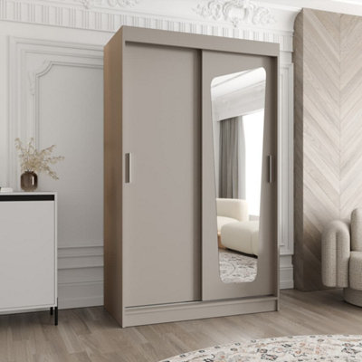 Arte Cashmere Wardrobe W120Cm X H200Cm X D62CmAffordable Calm For Small Bedrooms from B&Q