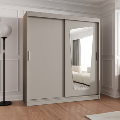 Arte Cashmere Wardrobe W180Cm X H200Cm X D62CmAffordable Serenity For Small Spaces from B&Q