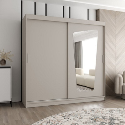 Arte Cashmere Wardrobe 200CmAffordable Serenity For Compact Spaces from B&Q