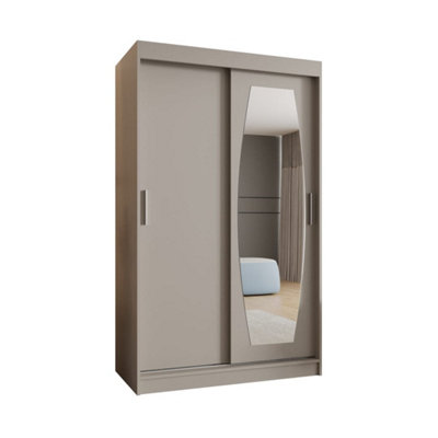 Arte Rossa Sliding Door Wardrobe W120Cm X H200Cm X D62Cm CashmereAffordable Storage For Small Spaces from B&Q