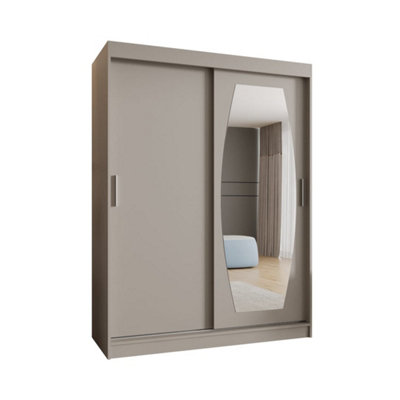 Arte Rossa Sliding Door Wardrobe 150Cm CashmereAffordable Calm For Minimalist Spaces