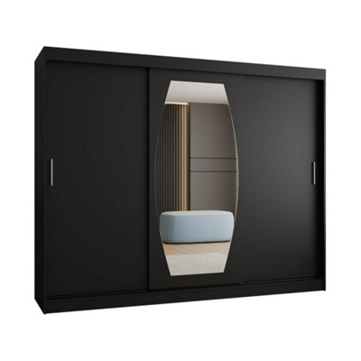 Arte Rossa Sliding Door Wardrobe 250Cm BlackElevated Storage For Design-Led Homes