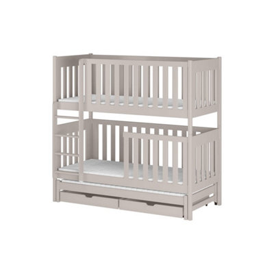 Arte Cashmere Emily Bunk Bed With Trundle & Secure Storage W198CmSafe Sleep And Elegant Organisation from B&Q