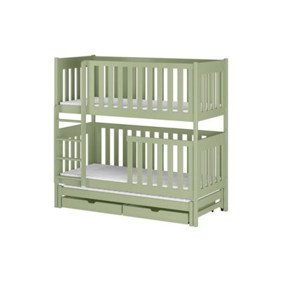 Arte Olive Emily Bunk Bed With Trundle & Drawers W198CmNature-Led Triple Sleeper With Built-In Storage from B&Q