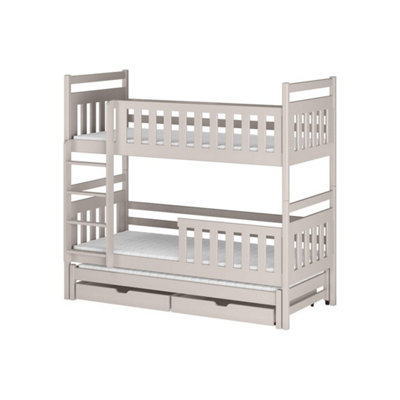 Arte Cashmere Klara Bunk Bed With Trundle & Storage W198CmElegant Triple Sleeper With Smart Storage from B&Q