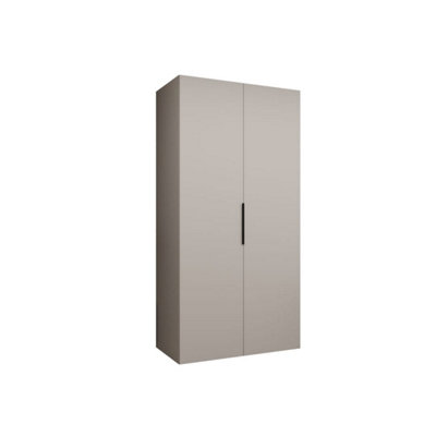 Arte Cashmere Marbella I Hinged Door Wardrobe 100CmElegant Compact Wardrobe With Modern Touches from B&Q
