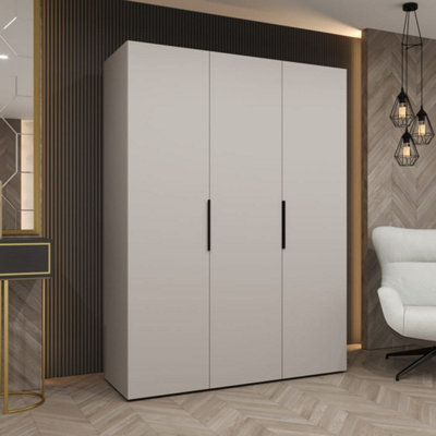 Arte Cashmere Marbella I Hinged Door Wardrobe 150CmElegant Wardrobe With Refined Modern Touches from B&Q