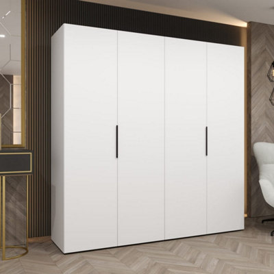 Arte White Marbella I Hinged Door Wardrobe 200CmFreshContemporary Storage For Modern Homes from B&Q