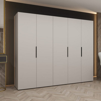 Arte Cashmere Marbella I Hinged Door Wardrobe 250CmElegant Storage With Subtle Modern Flair from B&Q