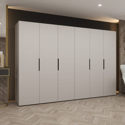 Arte Cashmere Marbella I Hinged Door Wardrobe 300CmElegant Storage With Subtle Modern Flair from B&Q