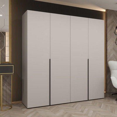 Arte Soft Cashmere Hinged Door Wardrobe 200CmCalm Storage For Modern Living from B&Q