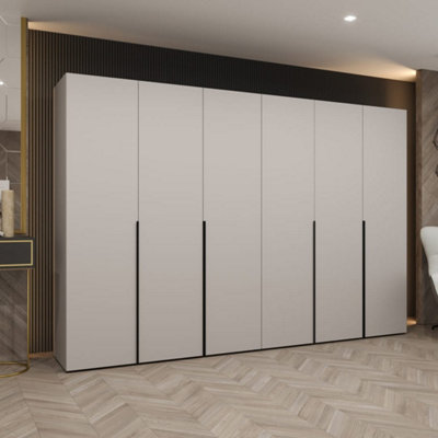 Arte Soothing Cashmere Hinged Door Wardrobe 300CmCalm Storage For Spacious Living from B&Q