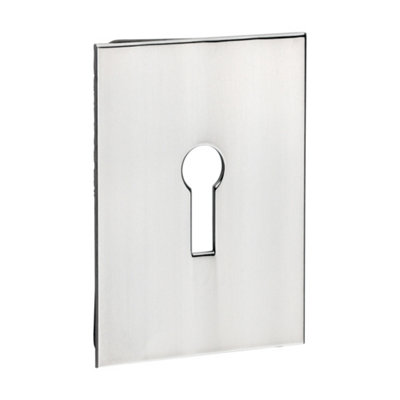B&Q -  Self-Adhesive Lock EscutcheonPolished Stainless Steel