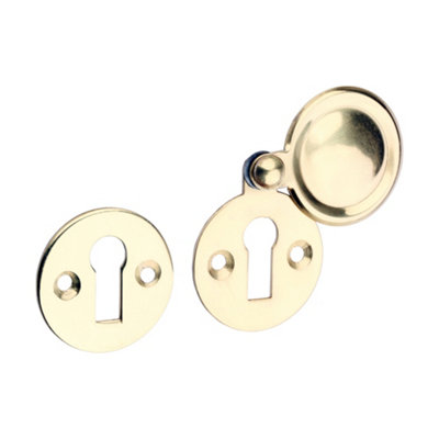 B&Q -  Traditional Escutcheon PairPolished Brass