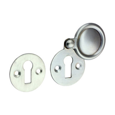 B&Q -  Traditional Escutcheon PairSatin Chrome