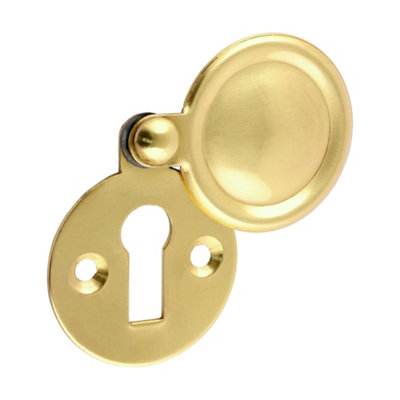 B&Q -  Traditional Escutcheon PairPolished Brass