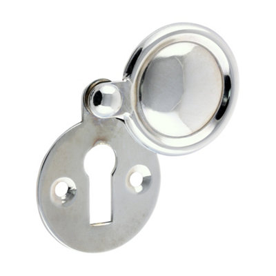 B&Q -  Traditional Escutcheon PairPolished Chrome