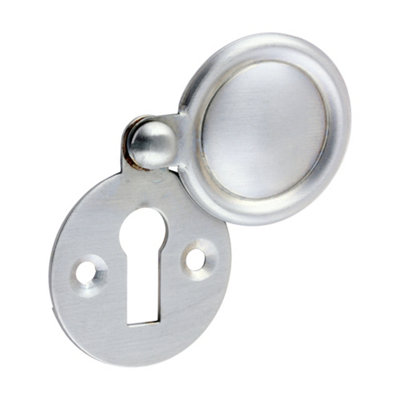 B&Q -  Traditional Escutcheon PairSatin Chrome