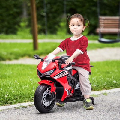 Homcom Red Honda Licensed 6V Kids Electric Motorbike Ride On Car For 3-5 Years - Image 5