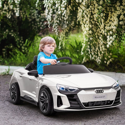 Licensed Audi RS e-tron GT 12V Kids Ride On Car Remote Control White Electric - Image 3